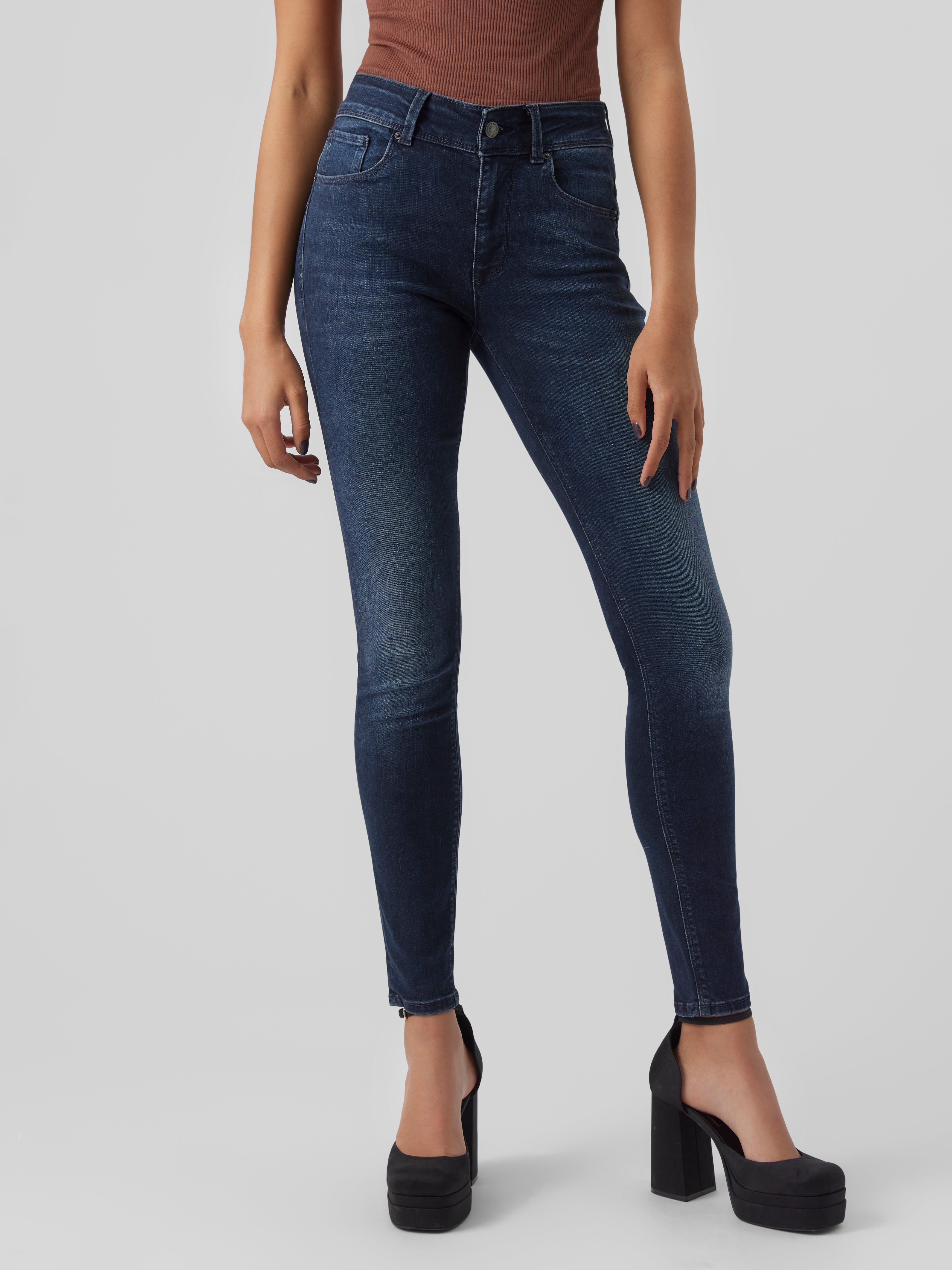 VMEMBRACE Mid Rise Skinny Fit Jeans