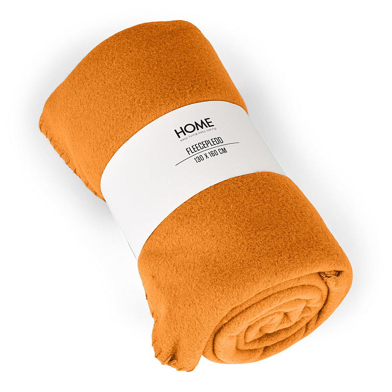 Home Fleecepledd 130x160 orange