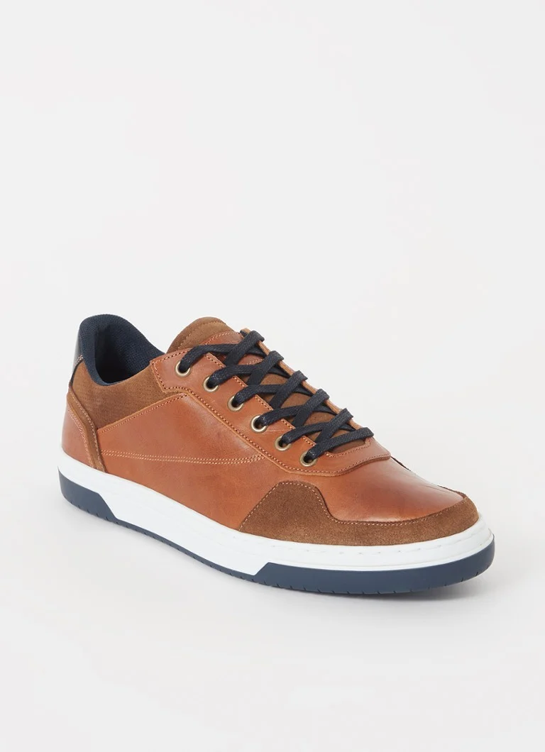 Sneakers Thorin in pelle di Dune London con dettagli in camoscio