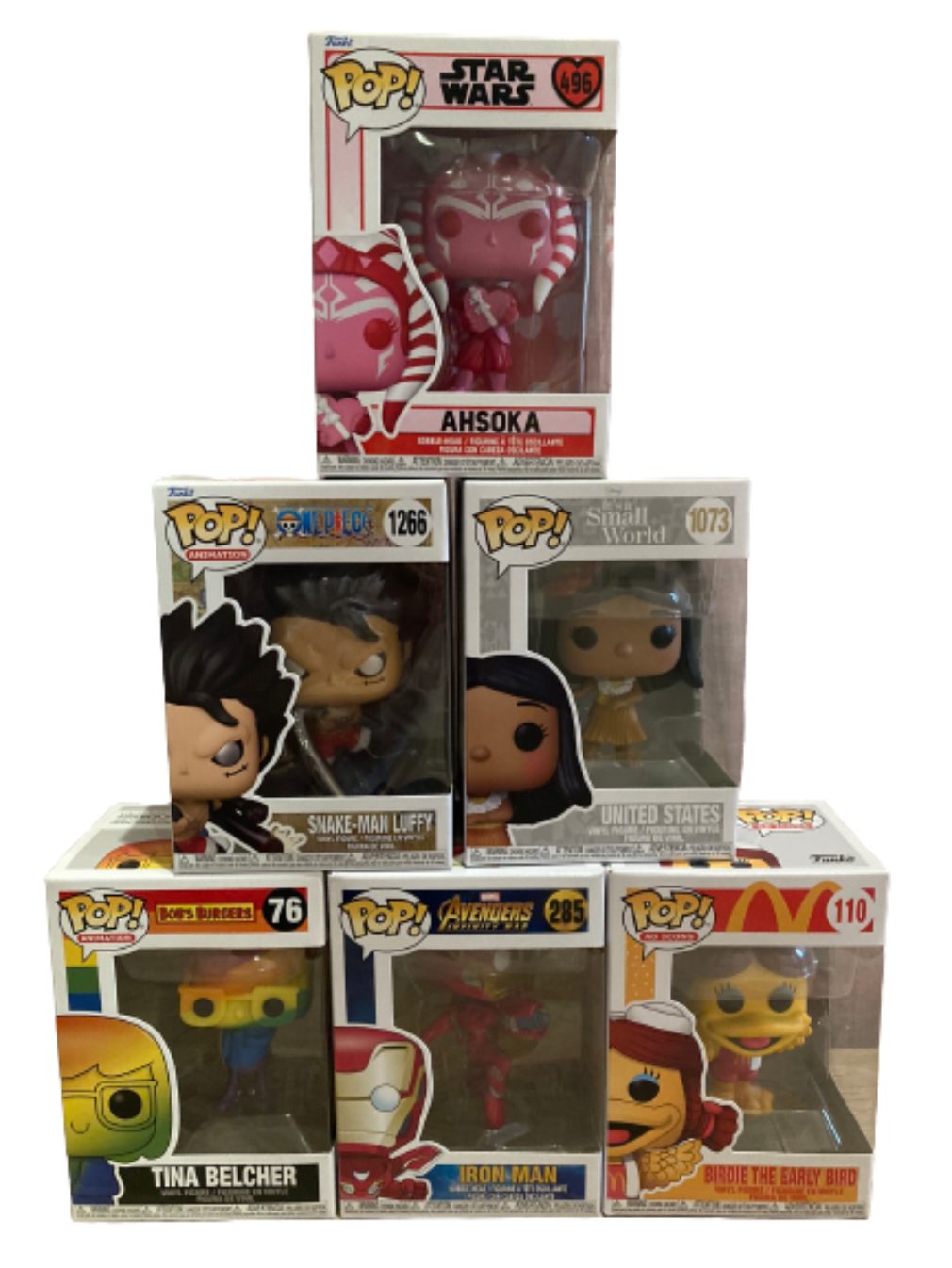 Funko Sammelfigur [Merch-Box] Funko POP! Mystery Box - 6x Funko - Vinyl Figuren