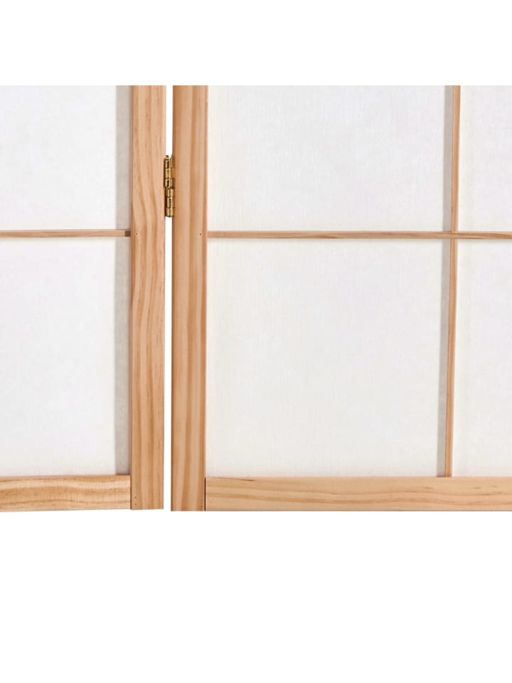 Homestyle4u 6-tlg Paravent in Braun 264x179 günstig kaufen onesize