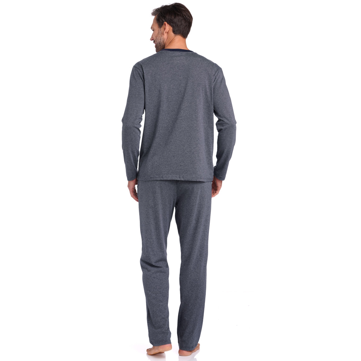 Herren Schlafanzug im Streifen-Look