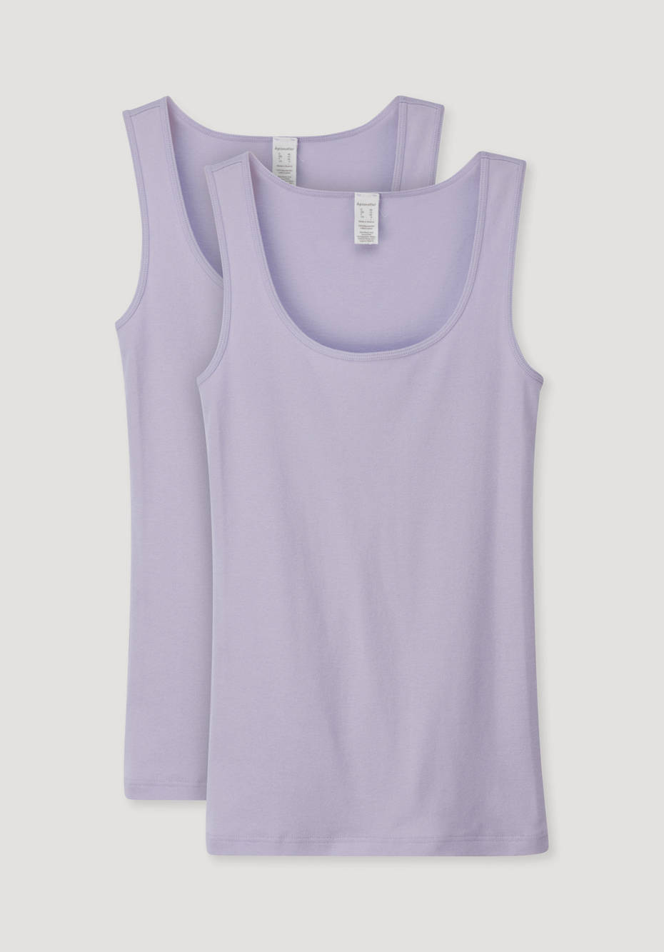 Tanktop PureDAILY im 2er-Set aus reiner Bio-Baumwolle