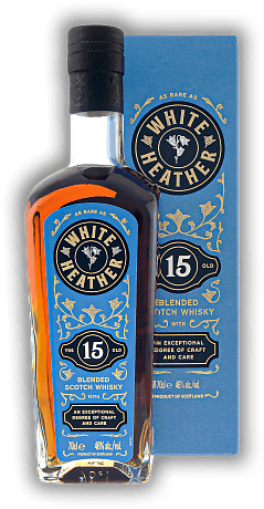 White Heather 15 Years Blended Scotch Whisky 46% White Heather 15 Years Blended Scotch Whisky 46%  Alter 15 J. - 0,7	 Liter - Vol 46%