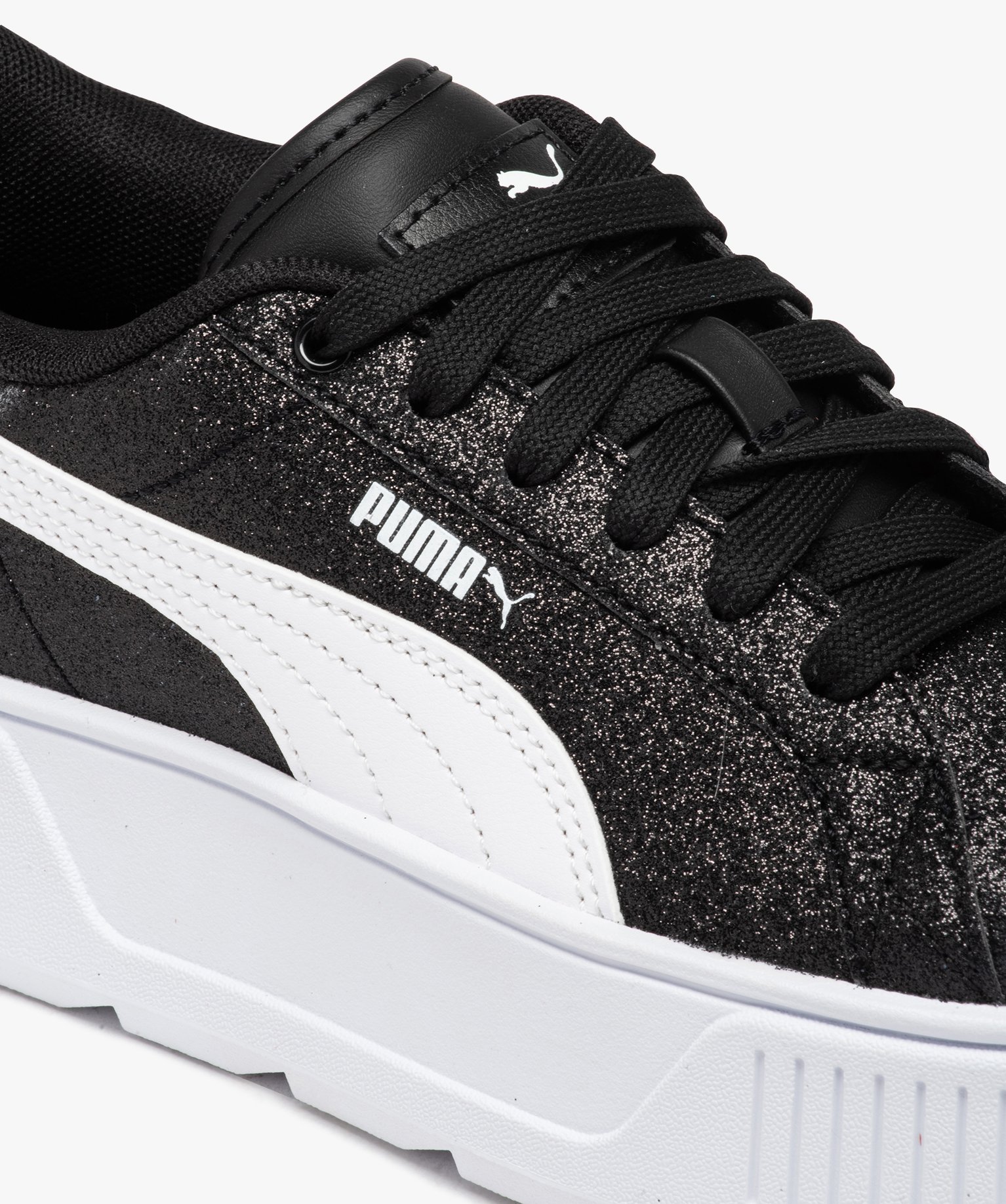 Baskets femme pailletées à semelle plateforme - Puma noir | GEMO