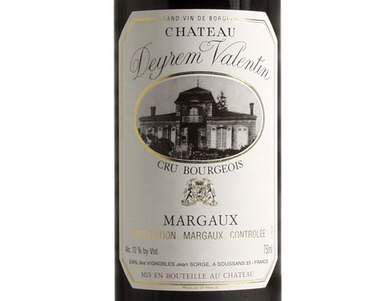 Château Deyrem Valentin 2008 Bordeaux Margaux