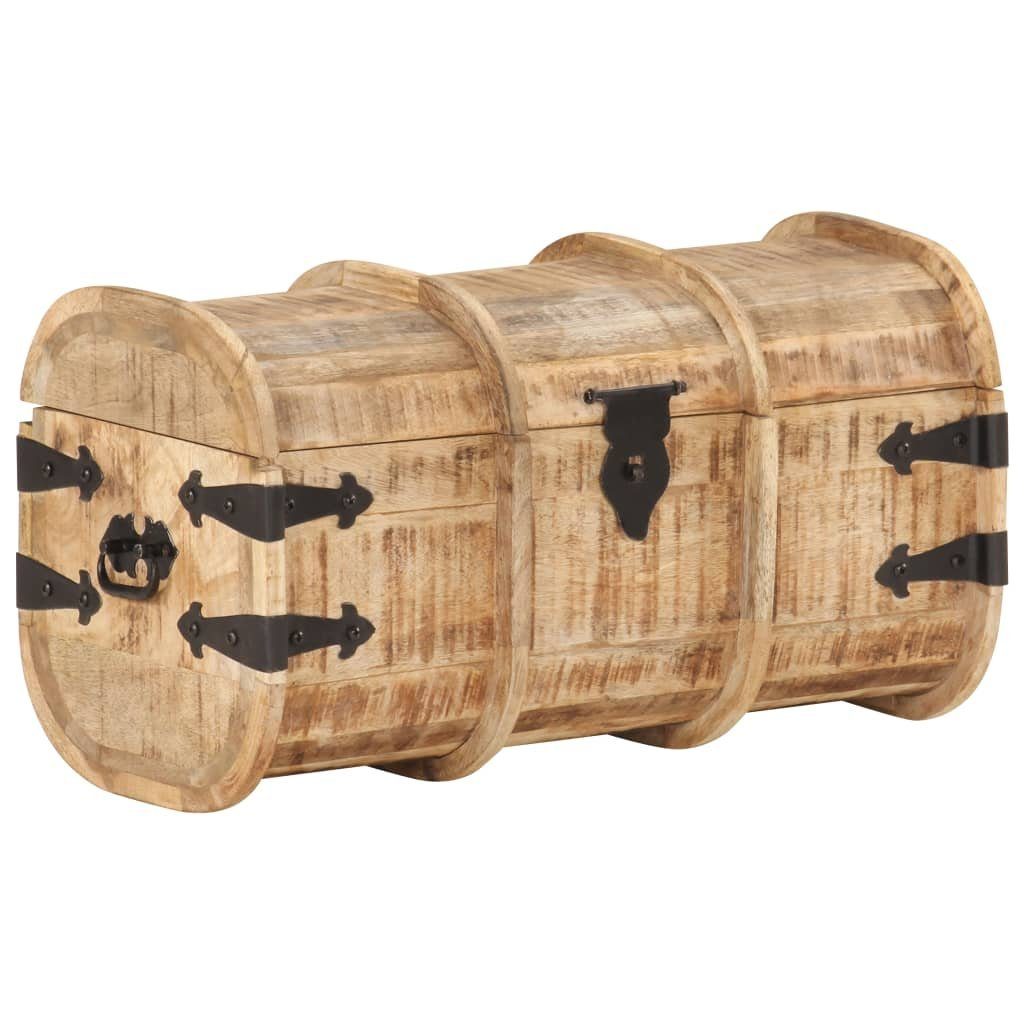 vidaXL Truhe Aufbewahrungstruhe Holztruhe Schatzkiste Holzkiste 2-tlg Mango Massivh
