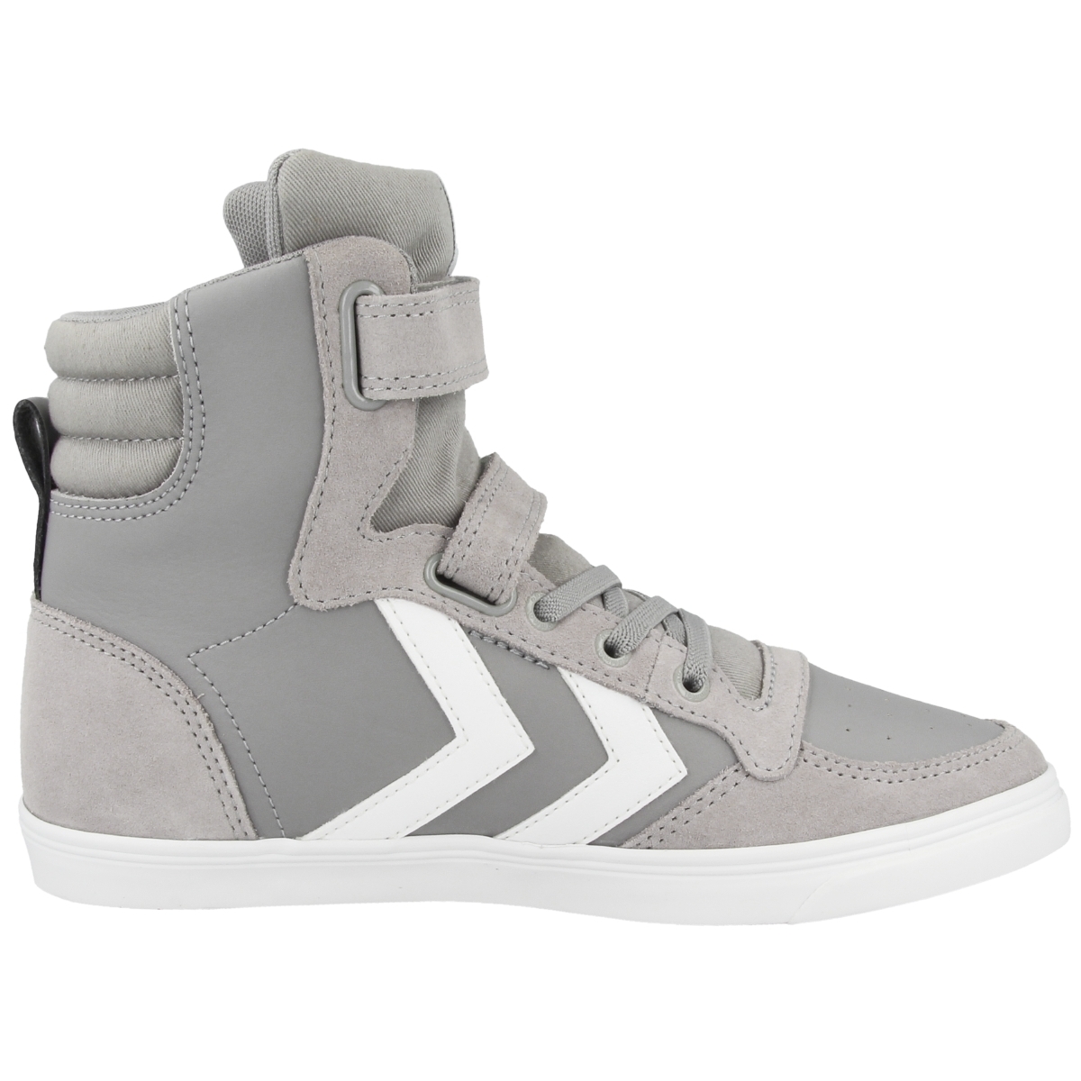 Hummel Slimmer Stadil Leather High JR Sneaker high grau