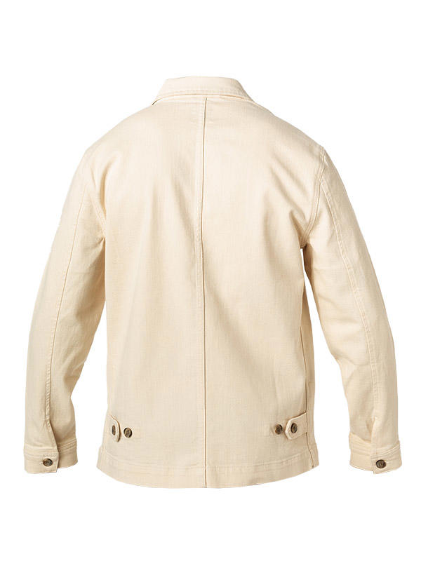 BOGGI MILANO, Jeansjacke, Baumwoll-Stretch, creme