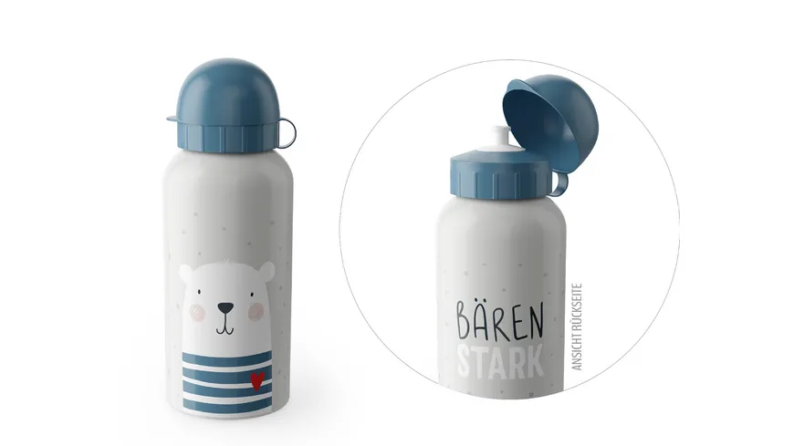 Geschenk für Dich Kinder Trinkflasche Bärenstark 0,4l