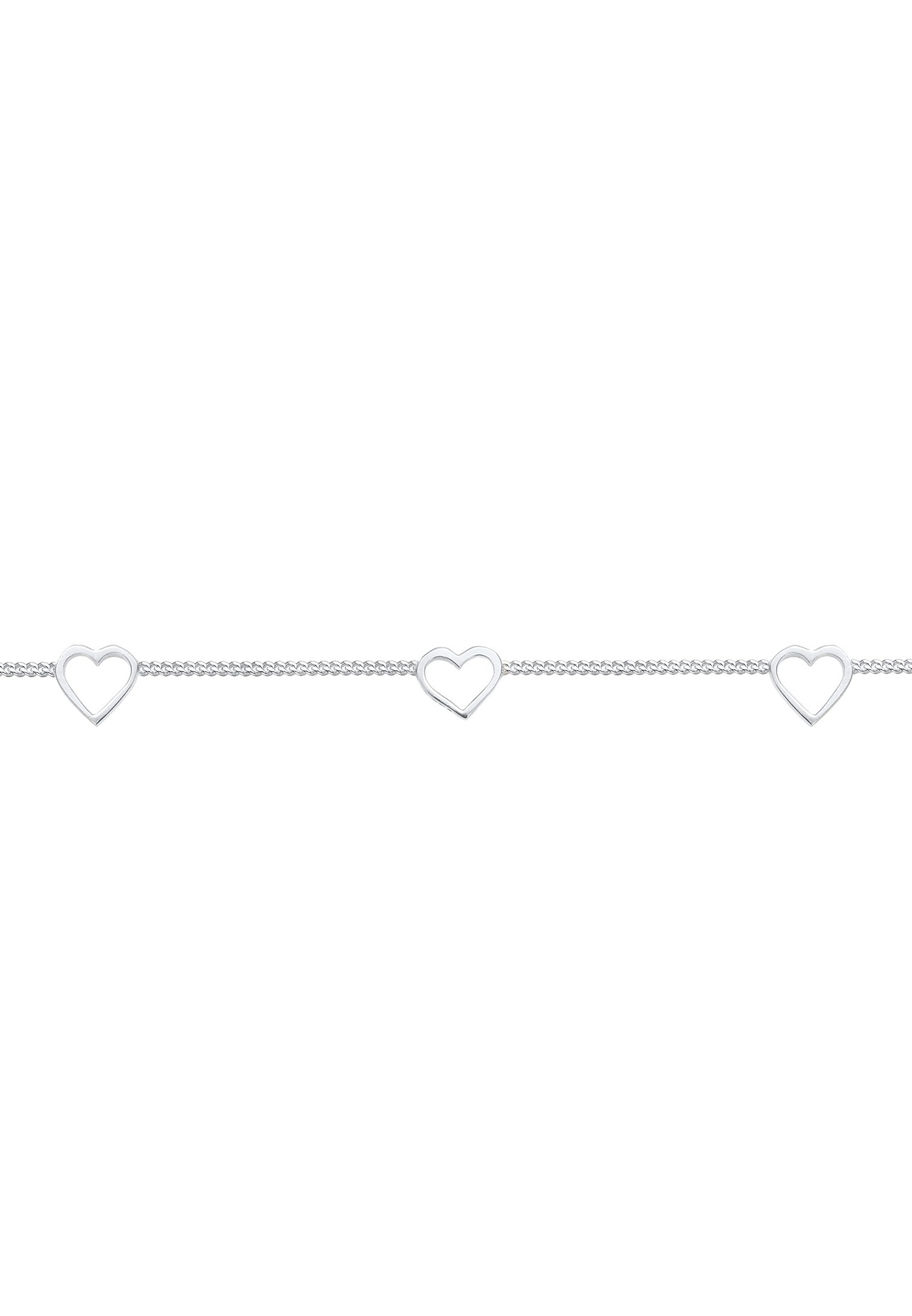Collana girocollo basic a forma di cuore da donna Elli, in argento sterling 925.