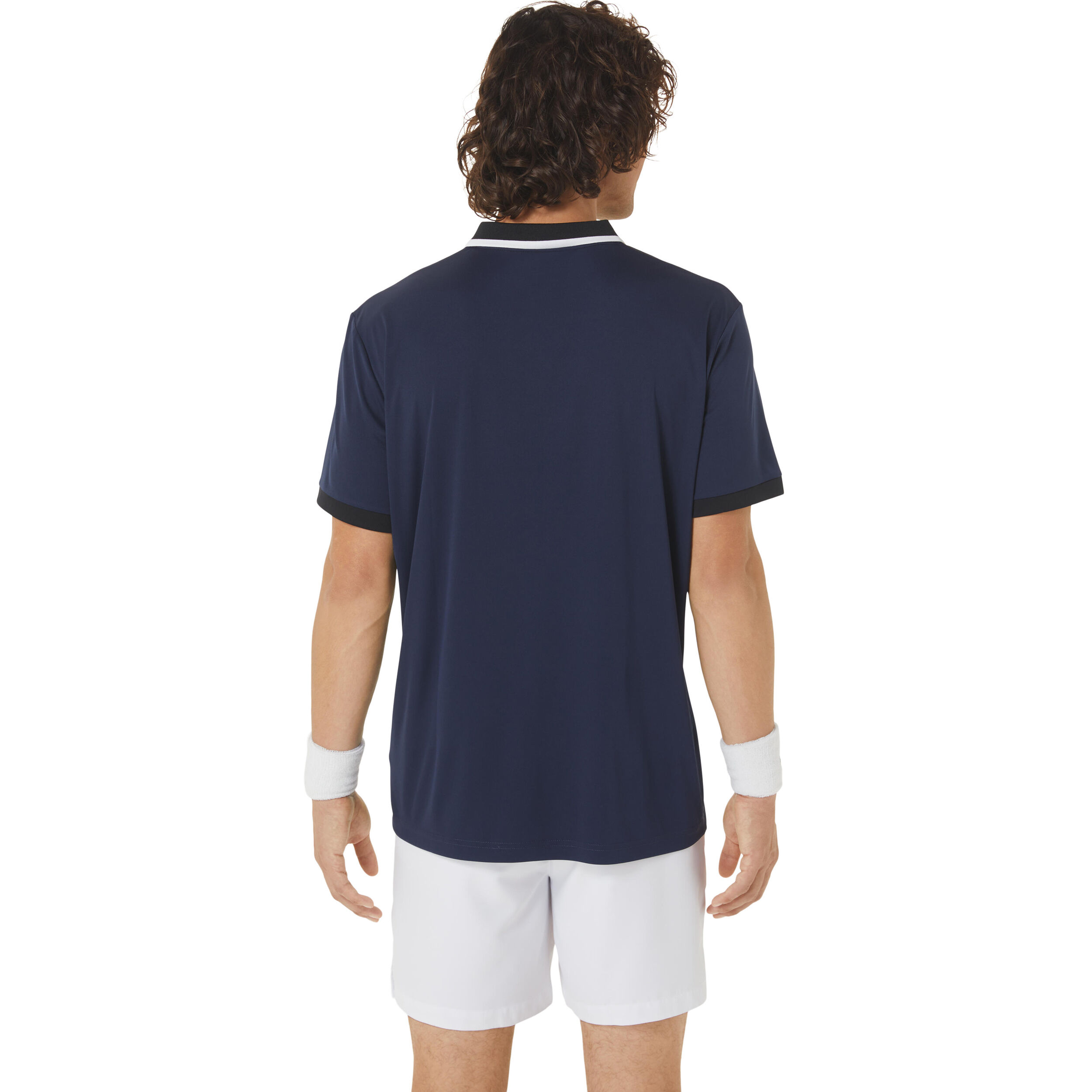 Court Polo Herren - Dunkelblau, Schwarz
