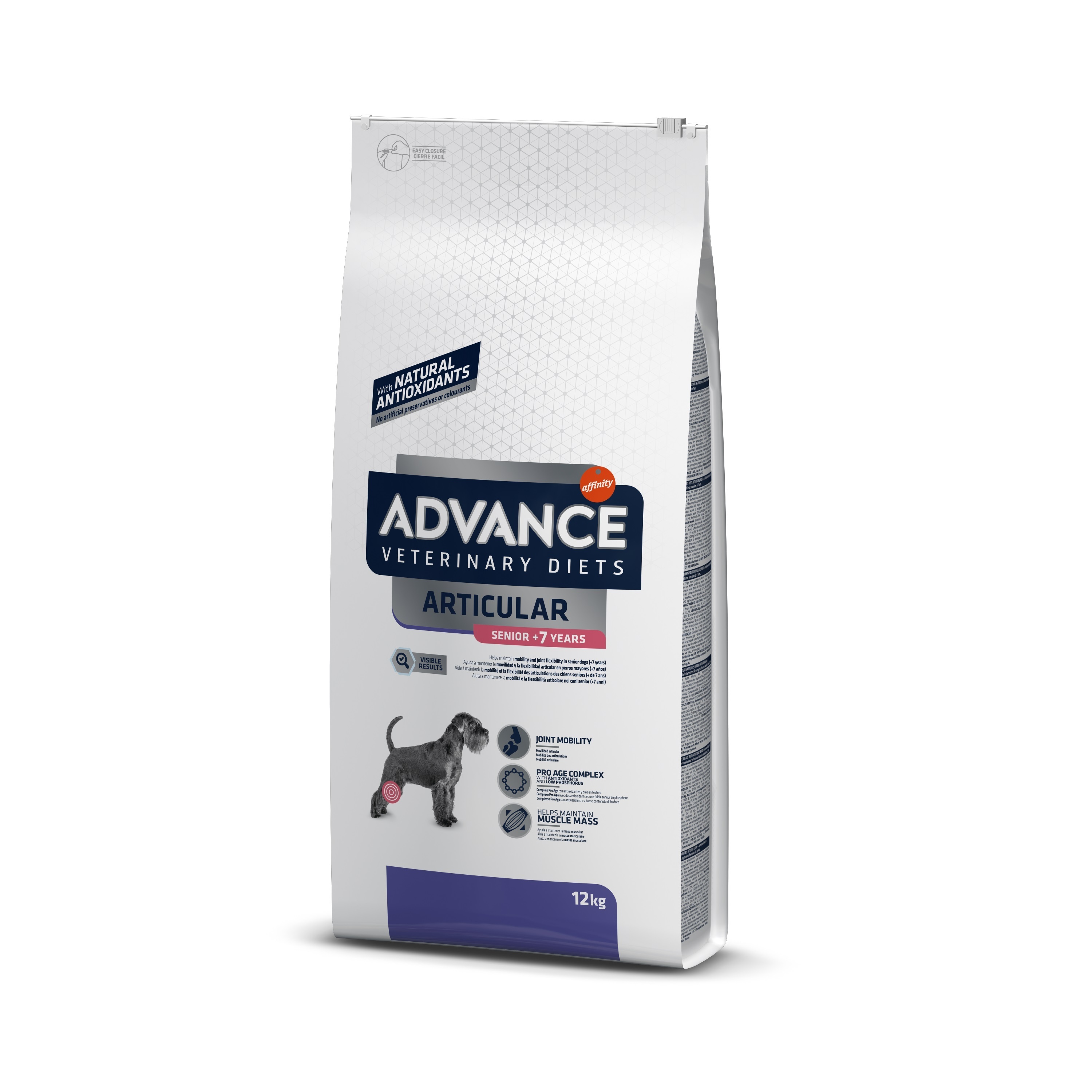 ADVANCE Hundetrockenfutter ADVANCE Affinity Veterinary Diets Articular Senior – Kroketten für Hunde ab 7 Jahre mit Gelenkproblemen 12kg