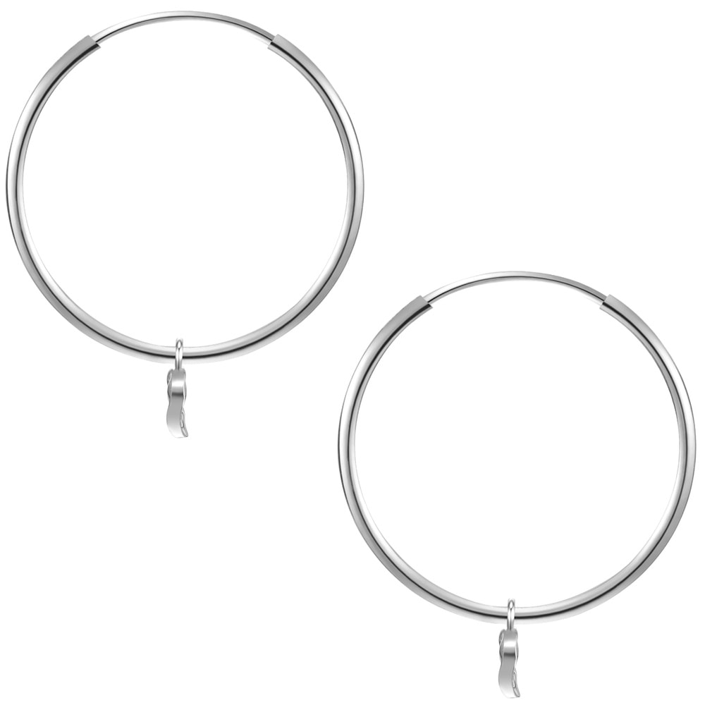 Glanzstücke München Créoles en argent Cercle Argent sterling en Argent Boucles d'oreilles