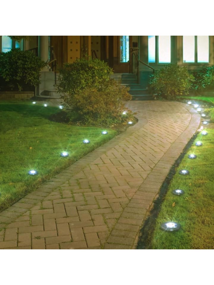 MediaShop Leuchte Disk Lights (4 Stück) in Silber günstig kaufen onesize