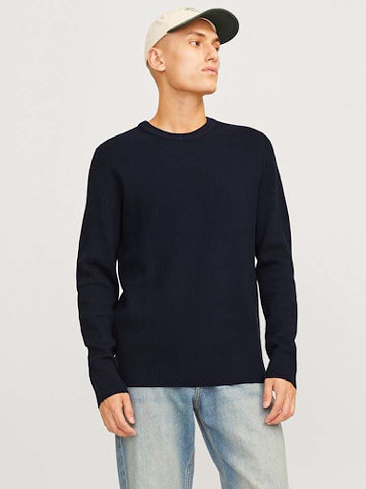 Jack & Jones Pullover in Dunkelblau günstig kaufen