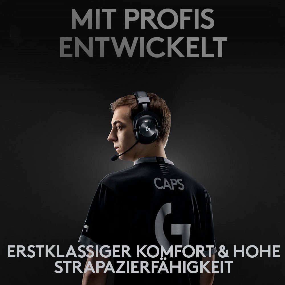 Logitech G PRO X Wireless LIGHTSPEED Over-Ear-Kopfhörer (Rauschunterdrückung)