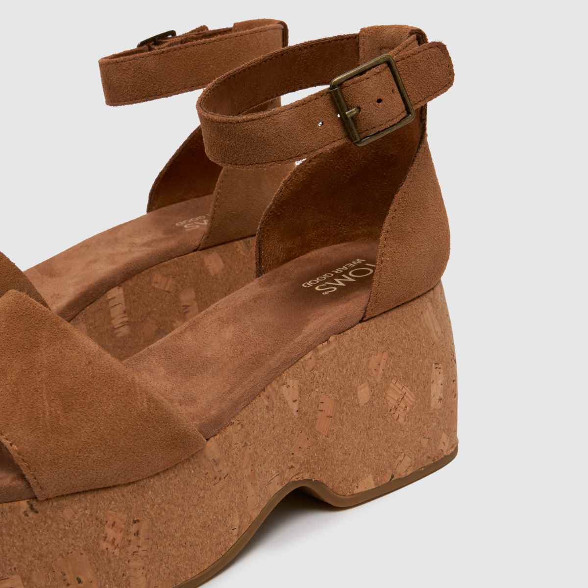 TOMS Laila ékszandál barna színben
