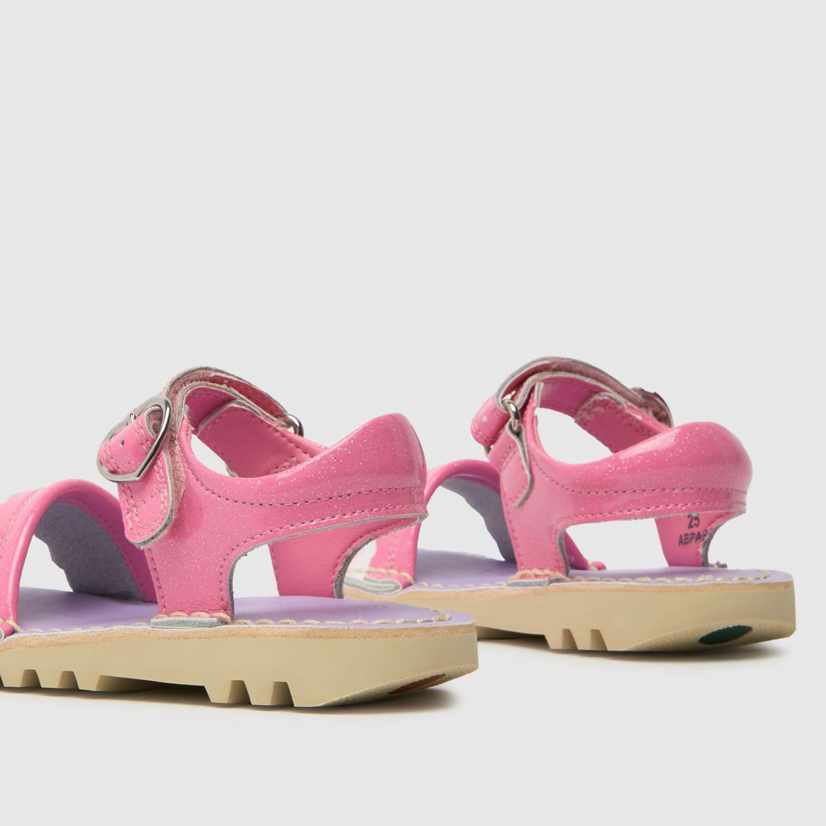 Kickers rosa kärlek flickor småbarnssandaler