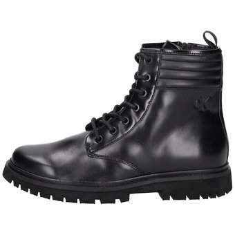 Calvin Klein Eva Mid Laceup Boot Lth in schwarz