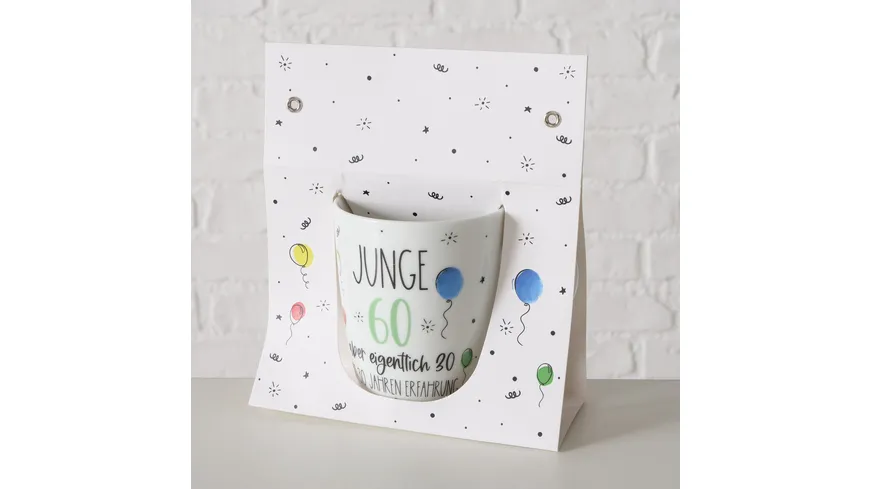 Boltze Tasse in Geschenkpackung 60.Geburtstag