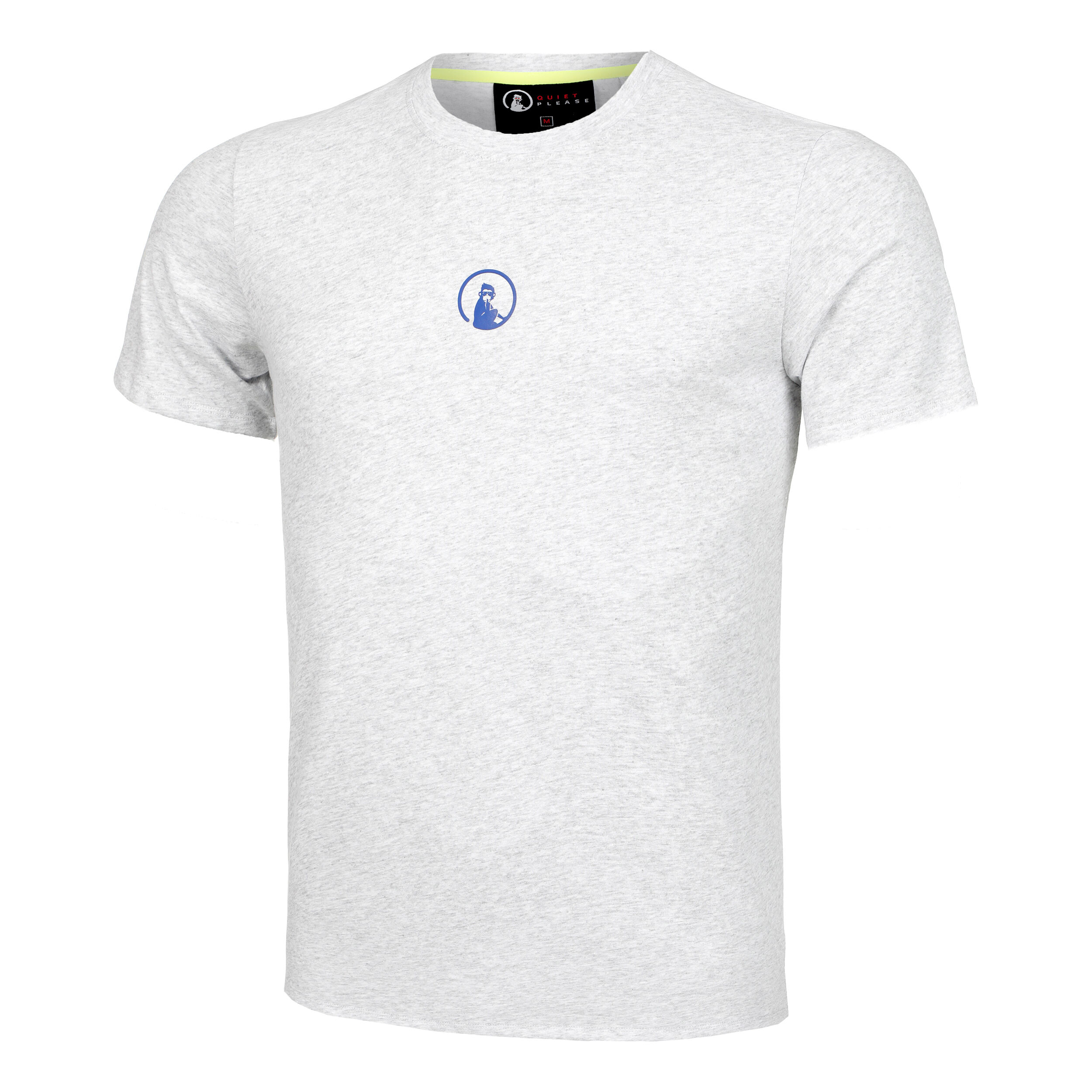Flashy Retro Tie-Break T-Shirt Herren - Hellgrau, Blau