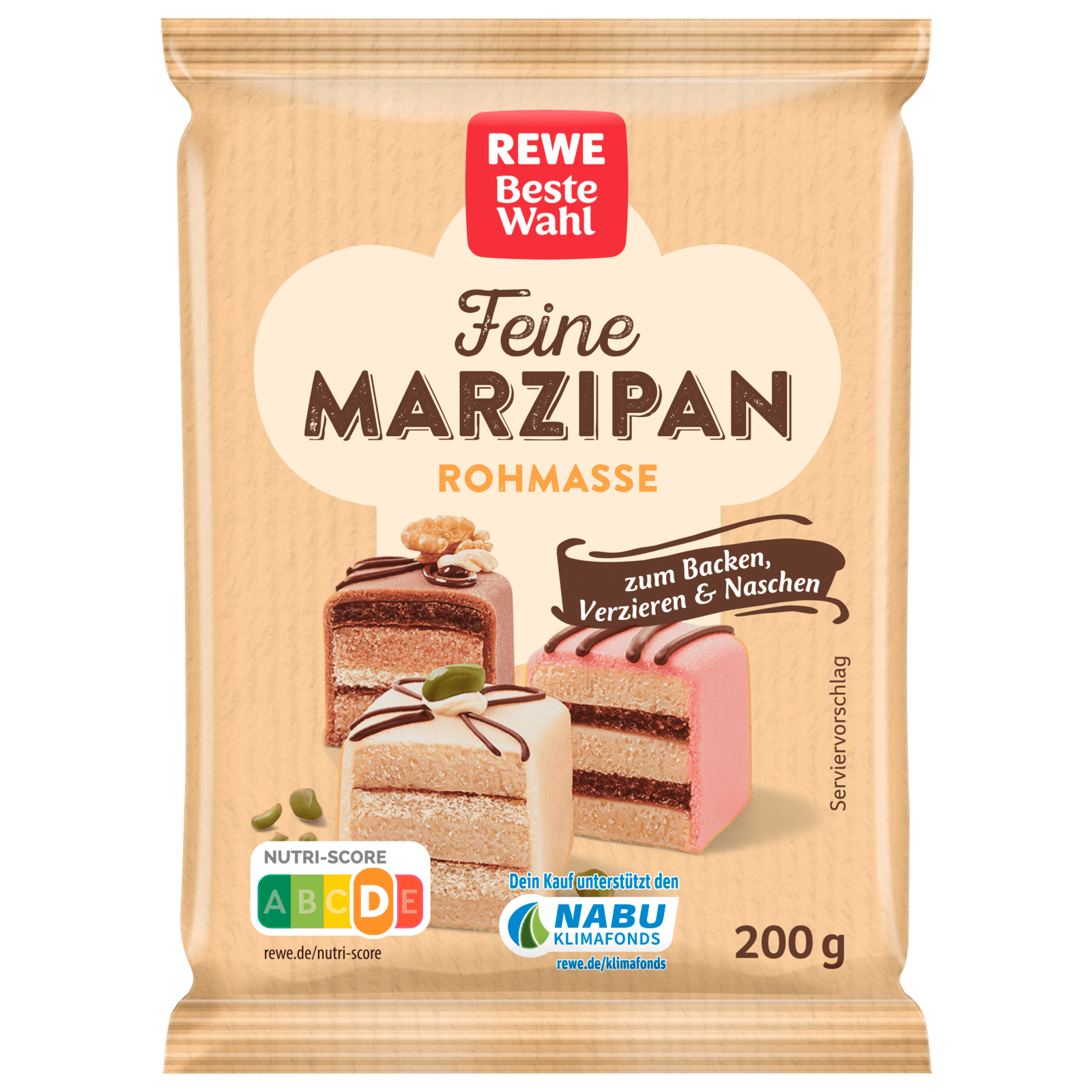 REWE Beste Wahl Feine Marzipan-Rohmasse 200g