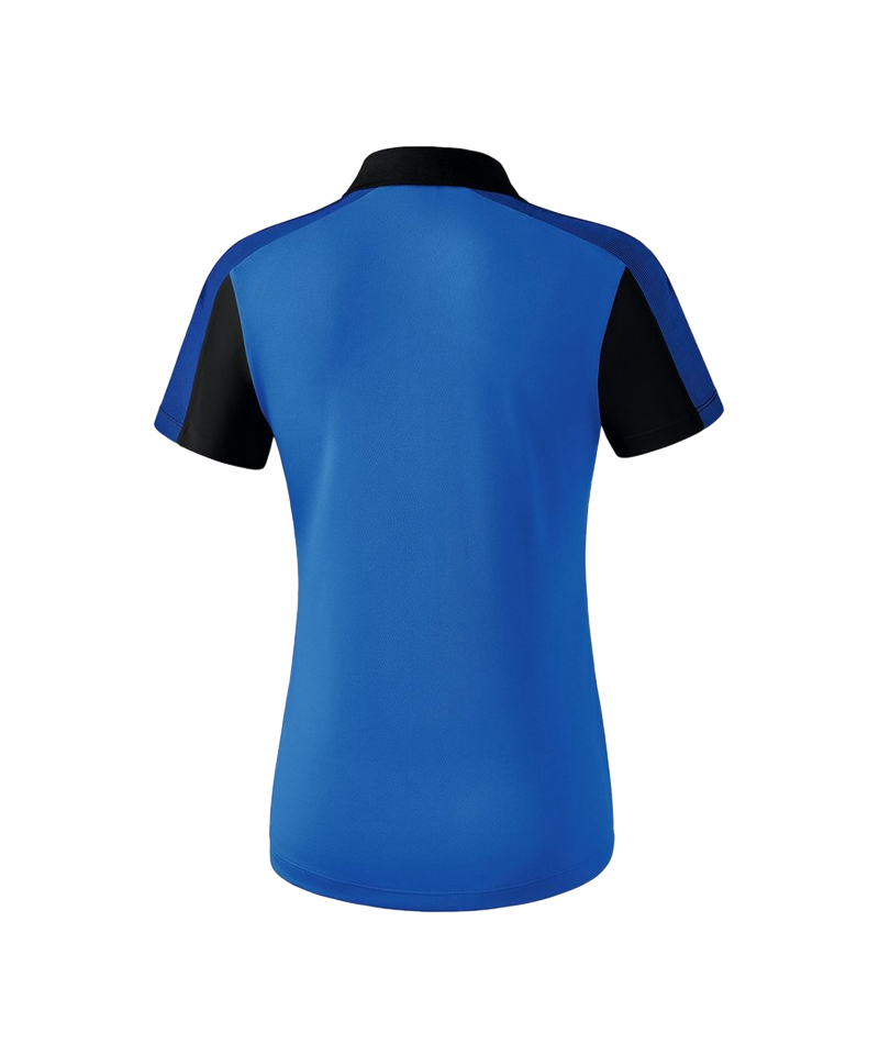 Erima Premium One 2.0 Poloshirt Damen Blau Schwarz
