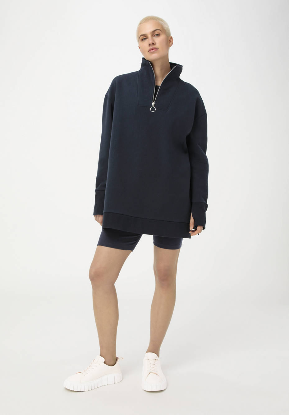 Sweatshirt BetterRecycling aus reiner Bio-Baumwolle