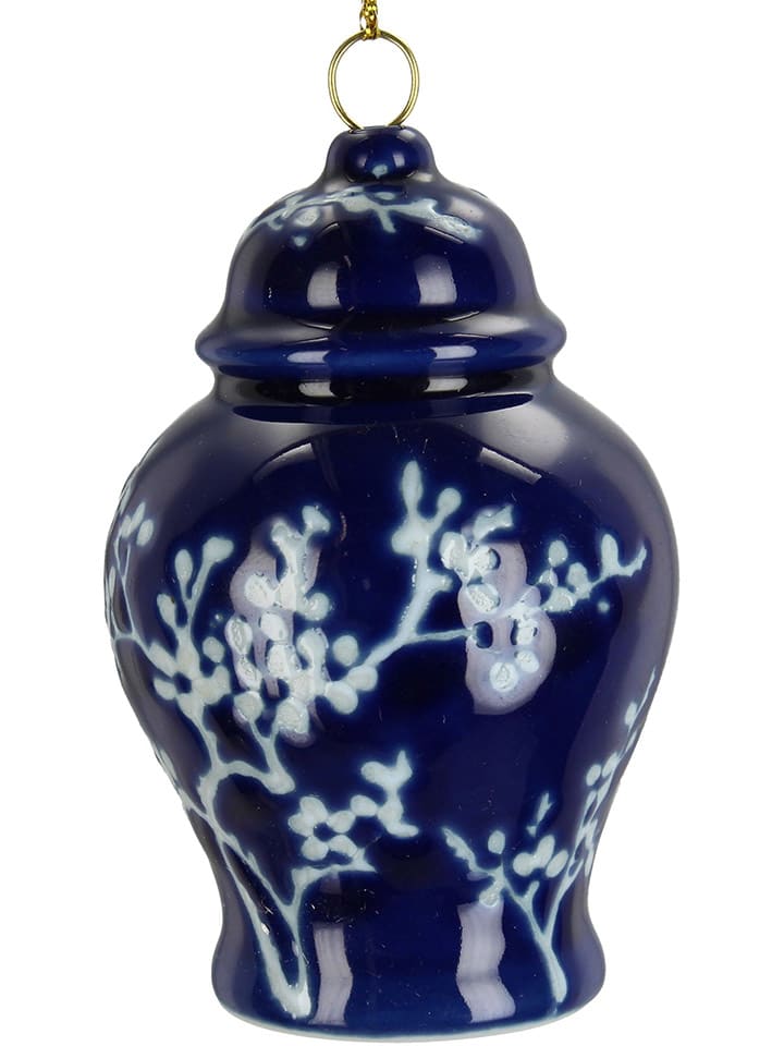 Kersten 4er-Set: Christbaumkugeln ''Jar'' in Blau - (H)8 cm günstig kaufen onesize