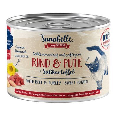 Sanabelle Fleisch in Soße 6 x 180 g
