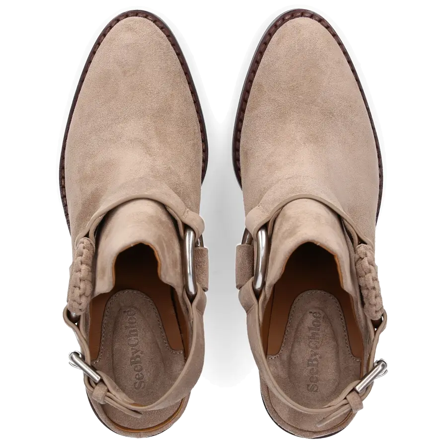 SEE BY CHLOÉ - Clogs SB34032A Veloursleder - beige