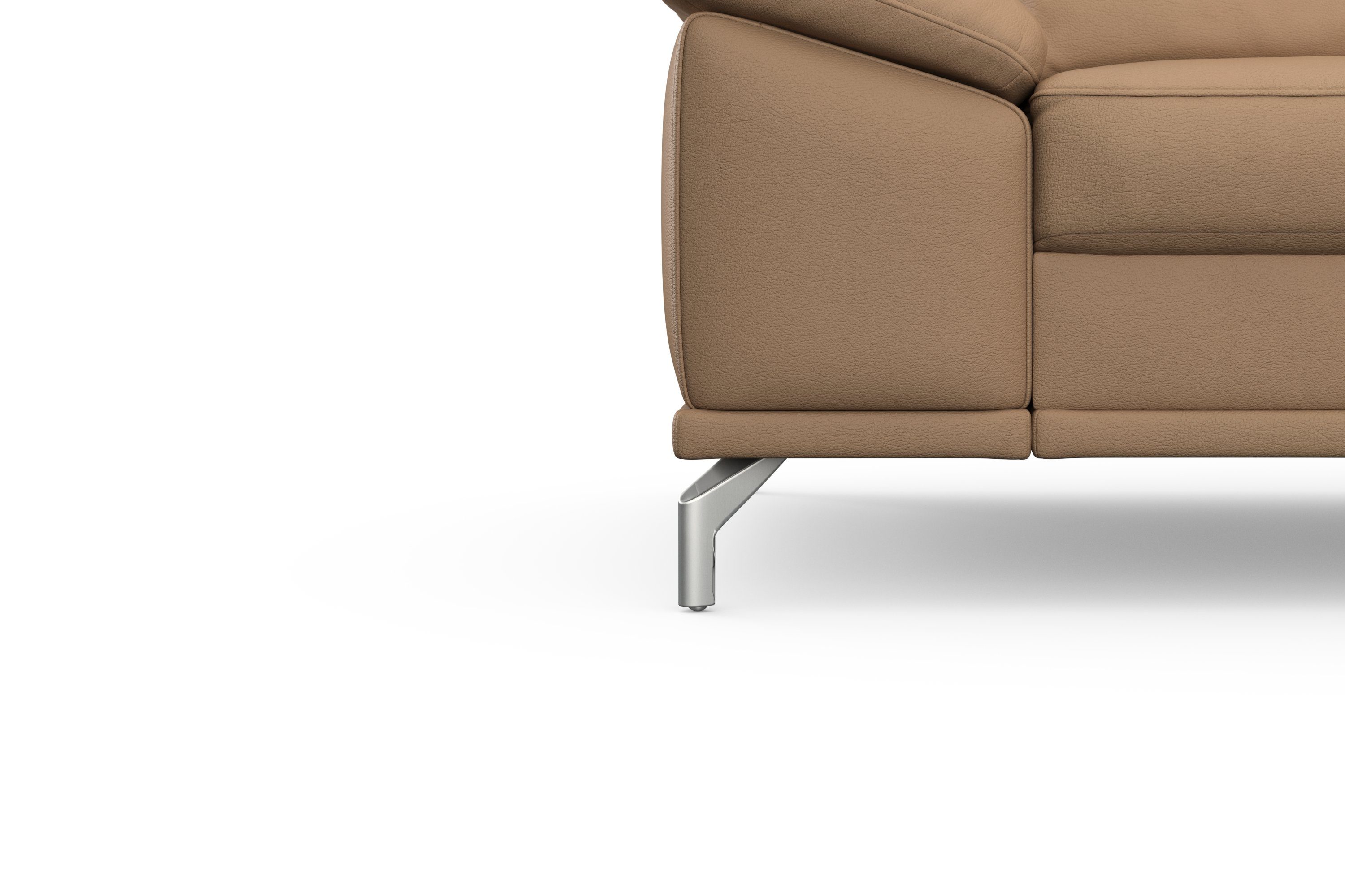 sit&more Ecksofa Cabrio, mit Sitztiefen- und Armteilverstellung sowie Federkern, 2 Nierenkissen