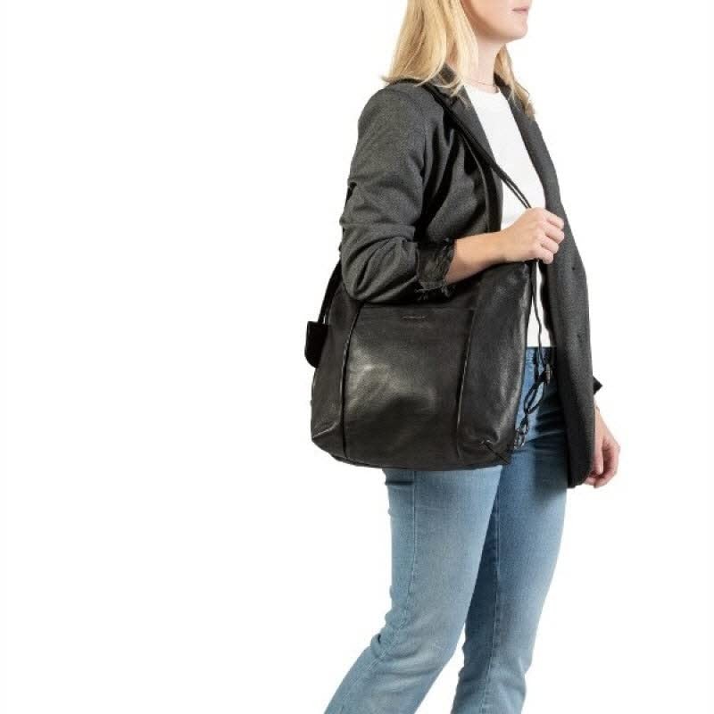BURKELY Handtaschen schwarz Beutel