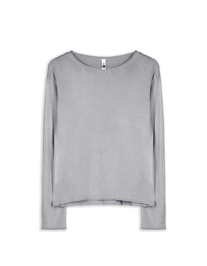 Strickpullover - Gerollte Abschlüsse