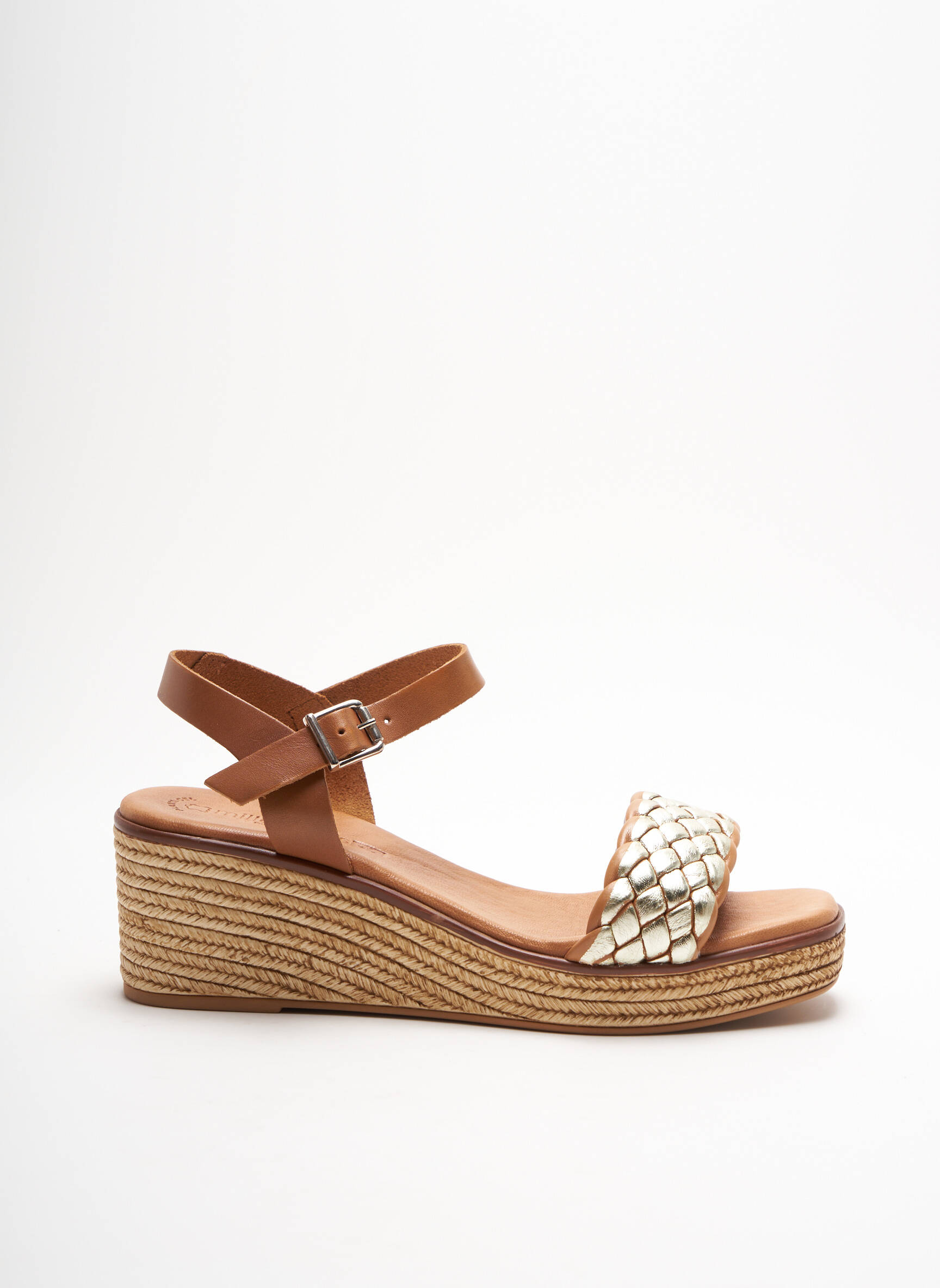 Millennials Sandales Nu Pieds Femme couleur marron