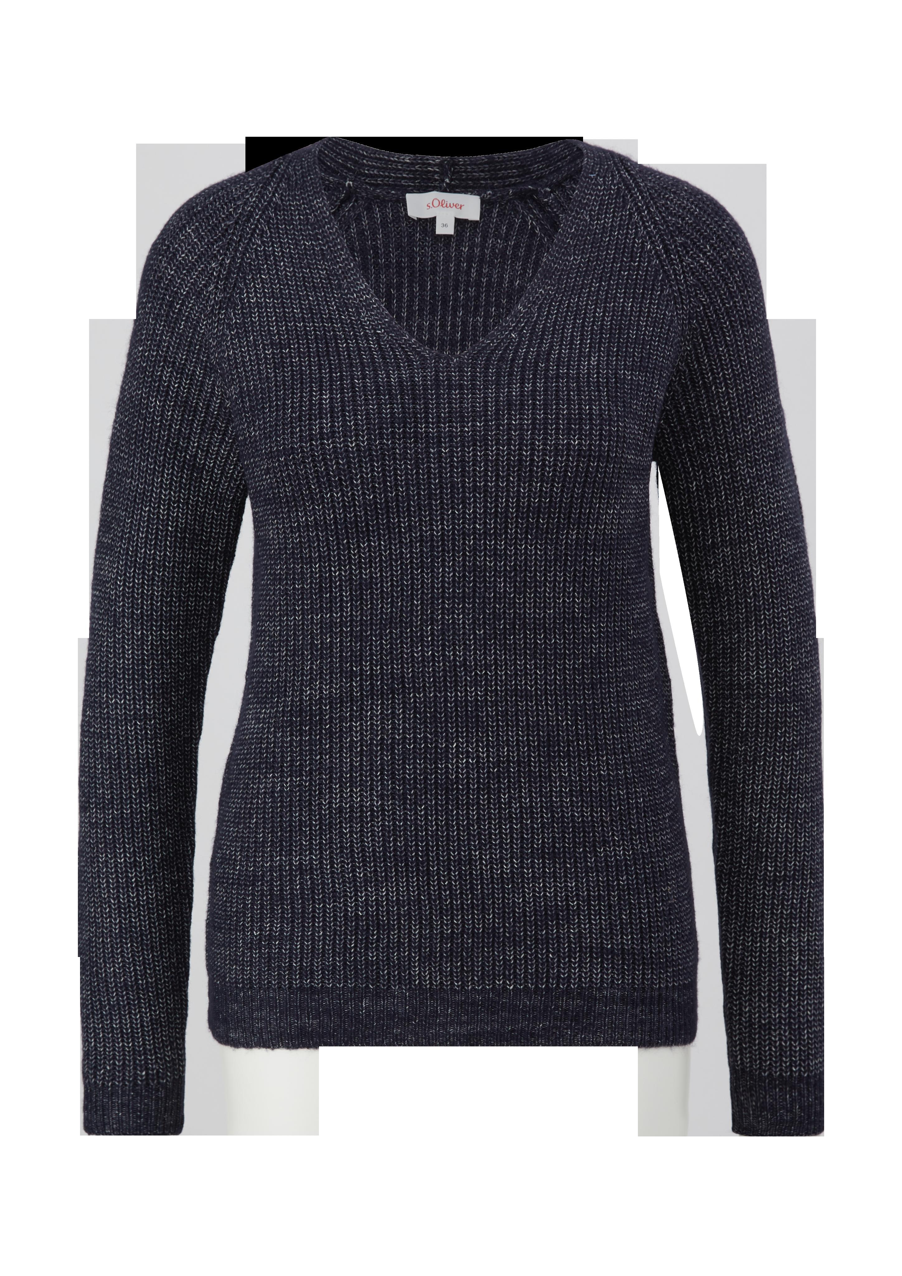 Strickpullover mit V-Ausschnitt  2124197-5959