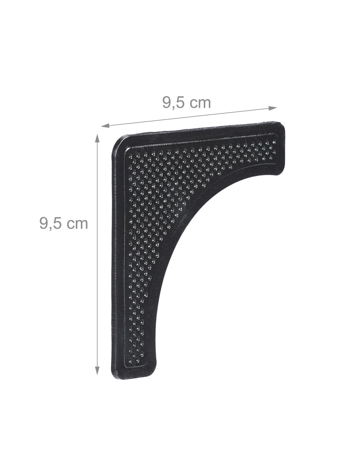 relaxdays 24 x Teppich Antirutsch Pads in Schwarz günstig kaufen onesize