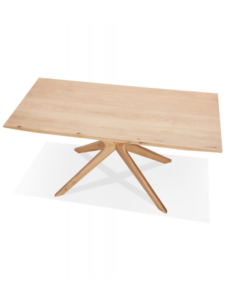 KADIMA DESIGN Esstisch MANITOU aus Massiver Eiche | Naturfarbe Beige günstig kaufen onesize