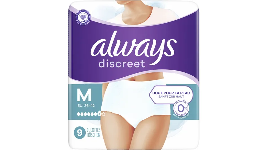 Always Discreet Inkontinenz Pants Plus M 0%