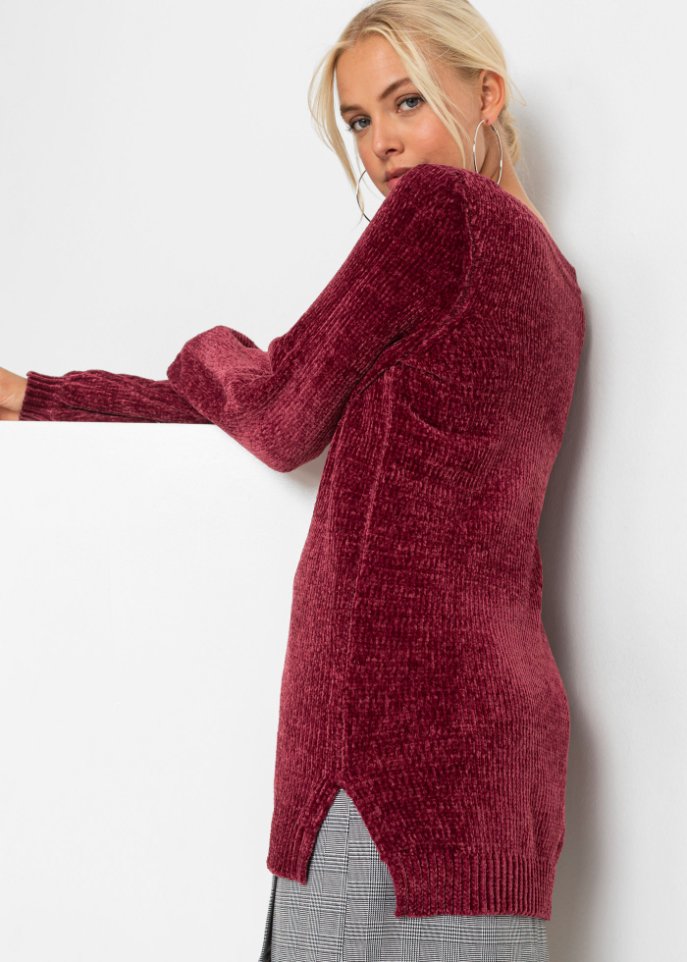 Chenille-Longpullover