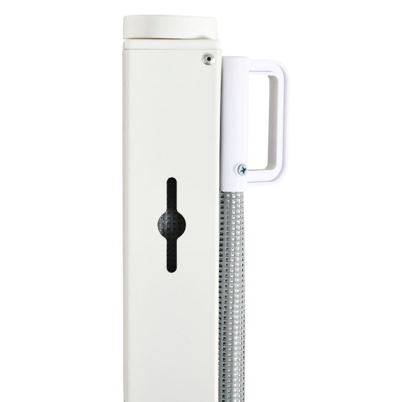 PawHut Hunde Türschutzgitter Treppenschutzgitter Treppenschutz Sicherheitstrennwand Trennwand Türschutz Treppenschutzgitter ausziehbar treppenschutzrollo Rollo Einrollbar PVC Grau 115L x 82,5H cm