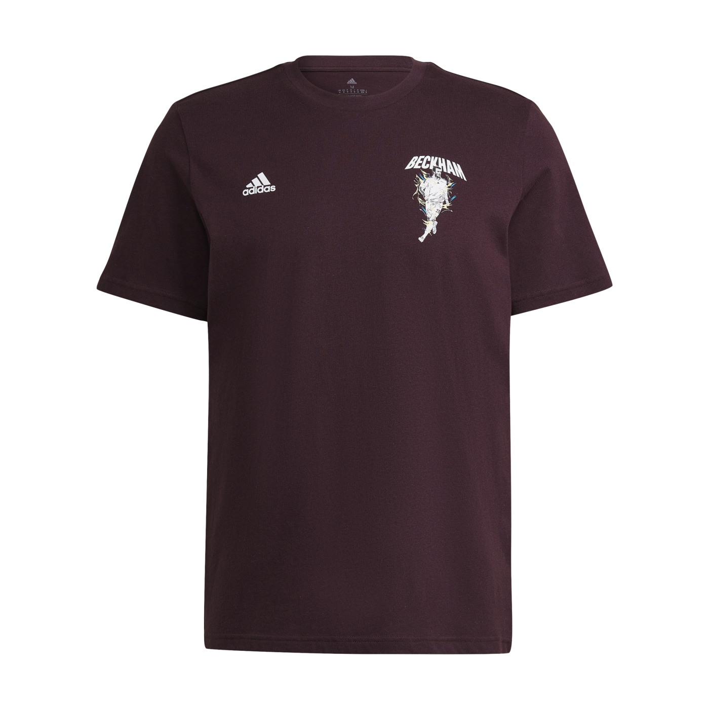 adidas Beckham Graphic T-Shirt Braun