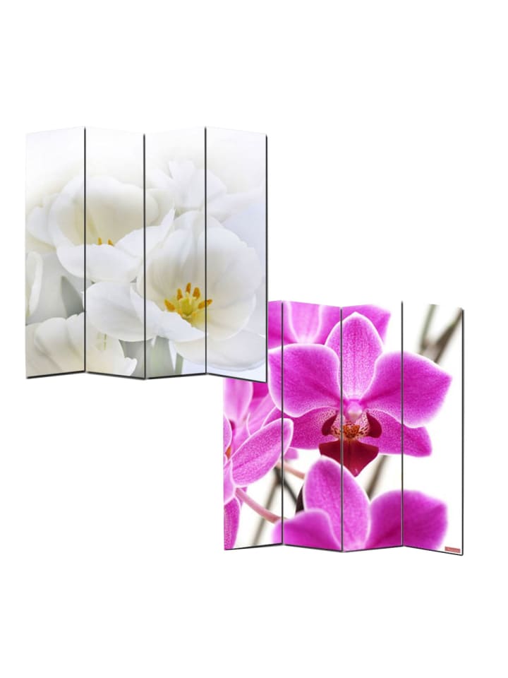 MCW Foto-Paravent Bagheria, 180x160cm, Orchidee günstig kaufen onesize
