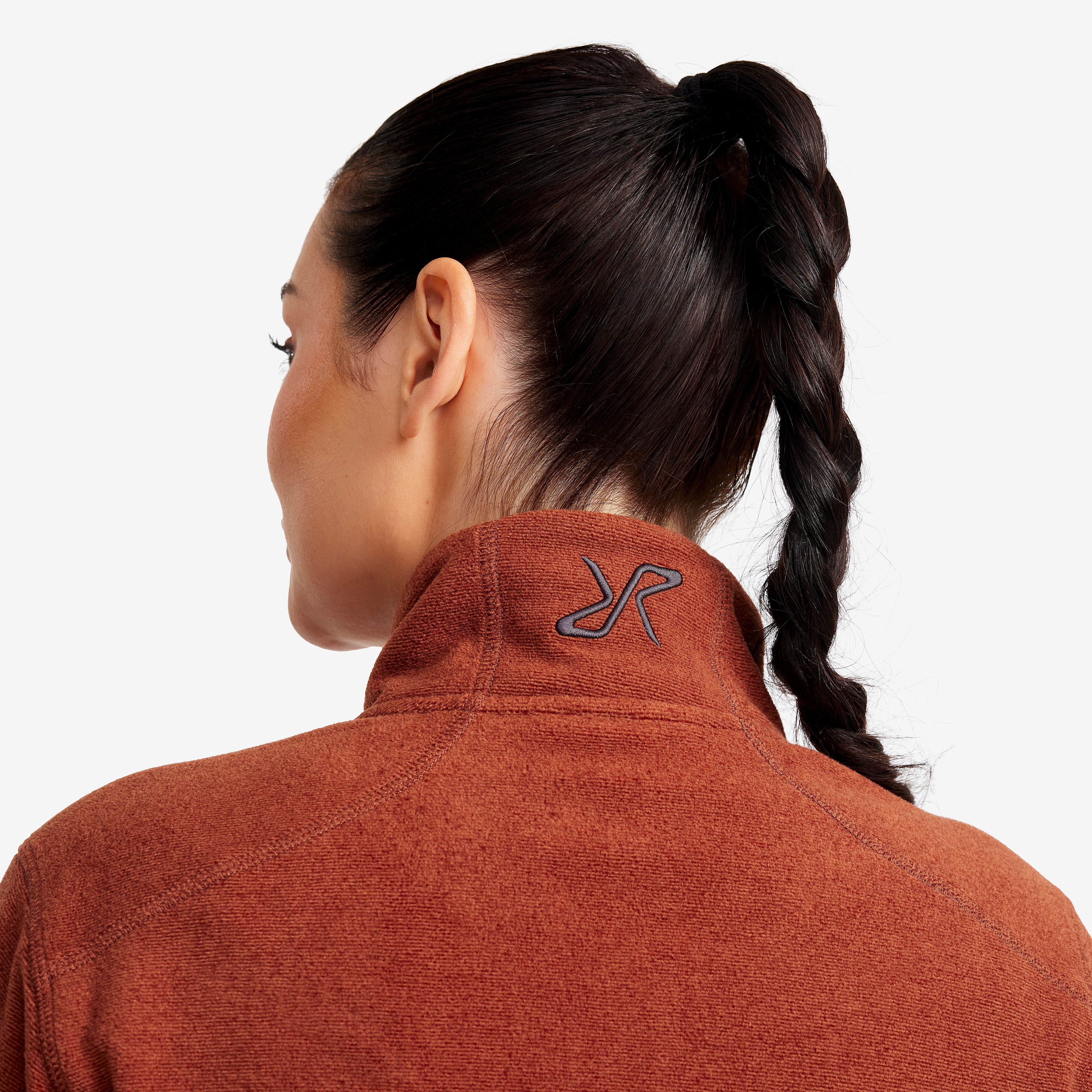 Essential Full-zip Fleece Femme Smoked Paprika