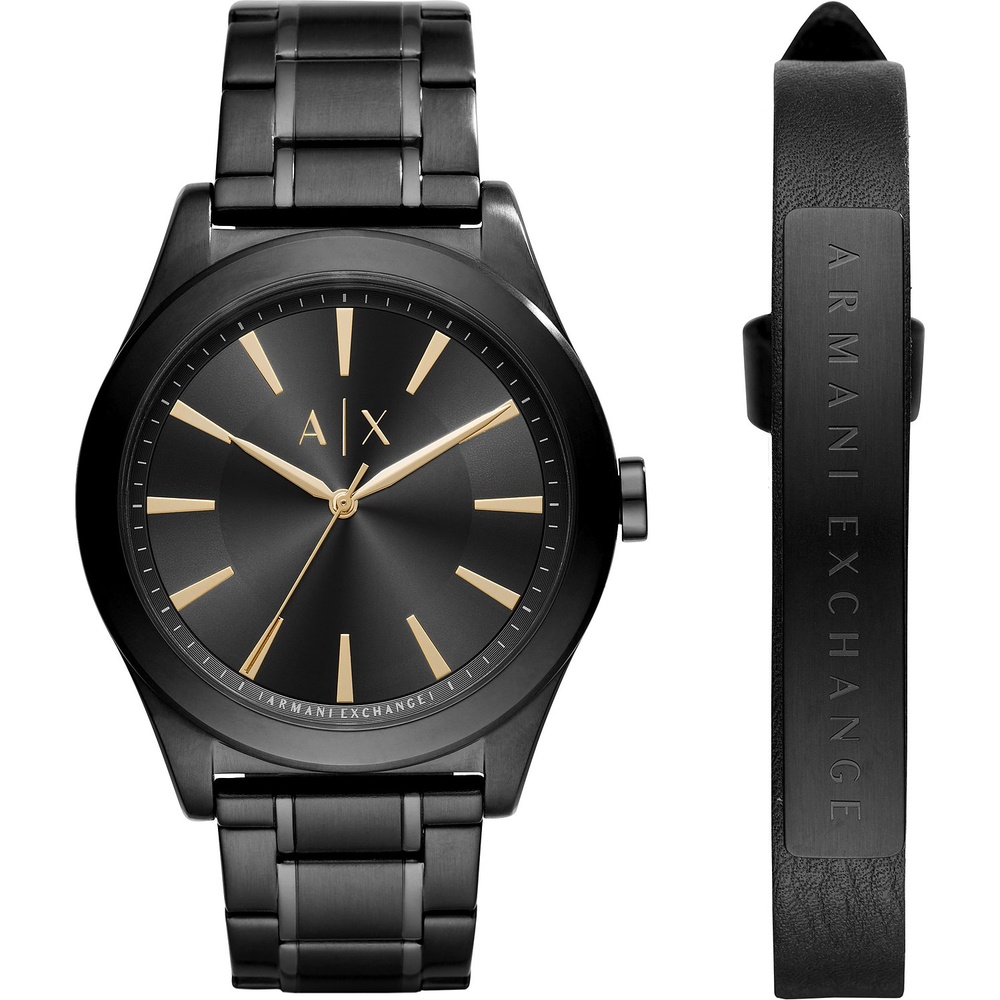 Armani Exchange Set de montres Acier inoxydable Bijoux