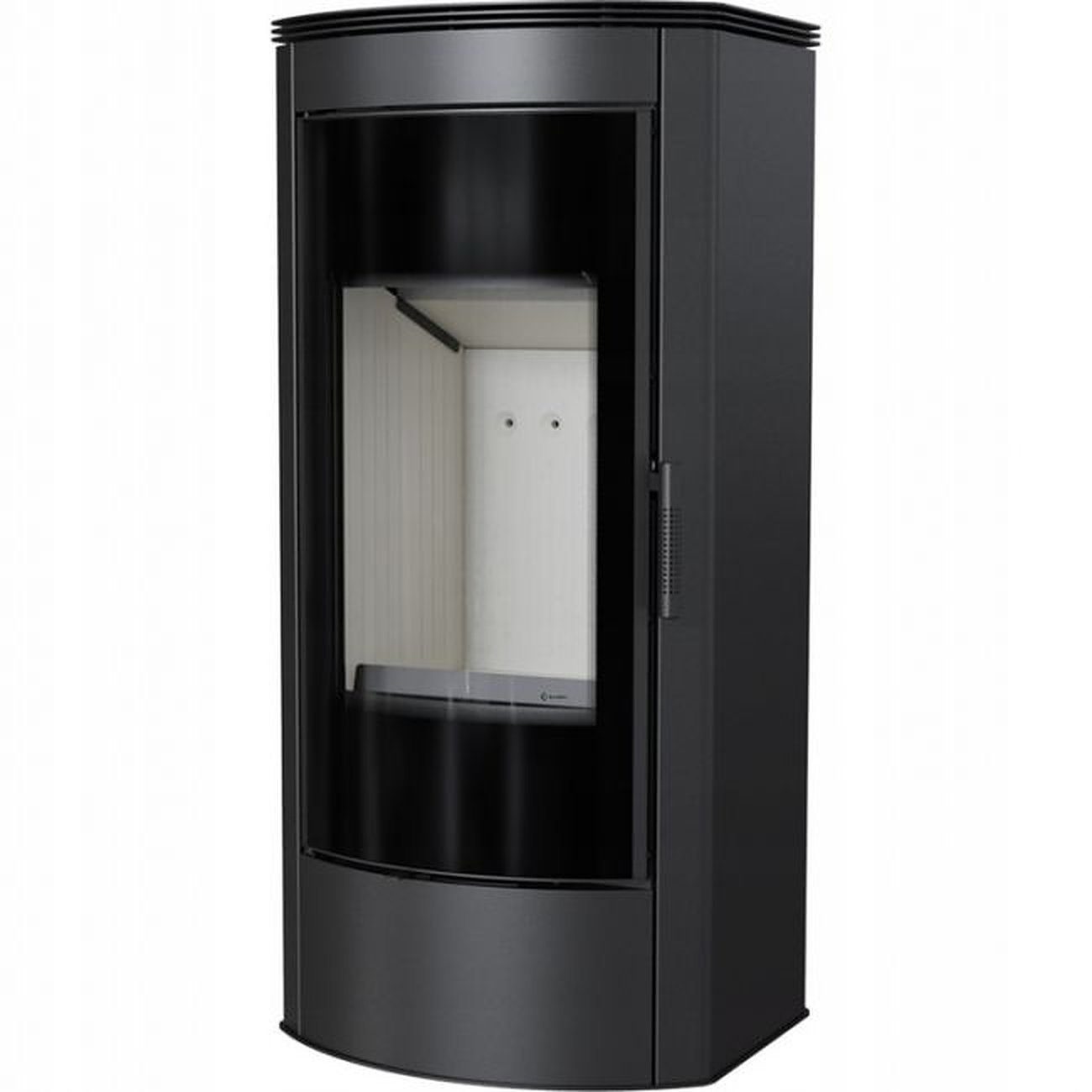 Kratki Festbrennstoffherd HERD TITAN GLAS Panorama 11 Kw 113,7x53x47,5 cm (H,B,T), (2-tlg)