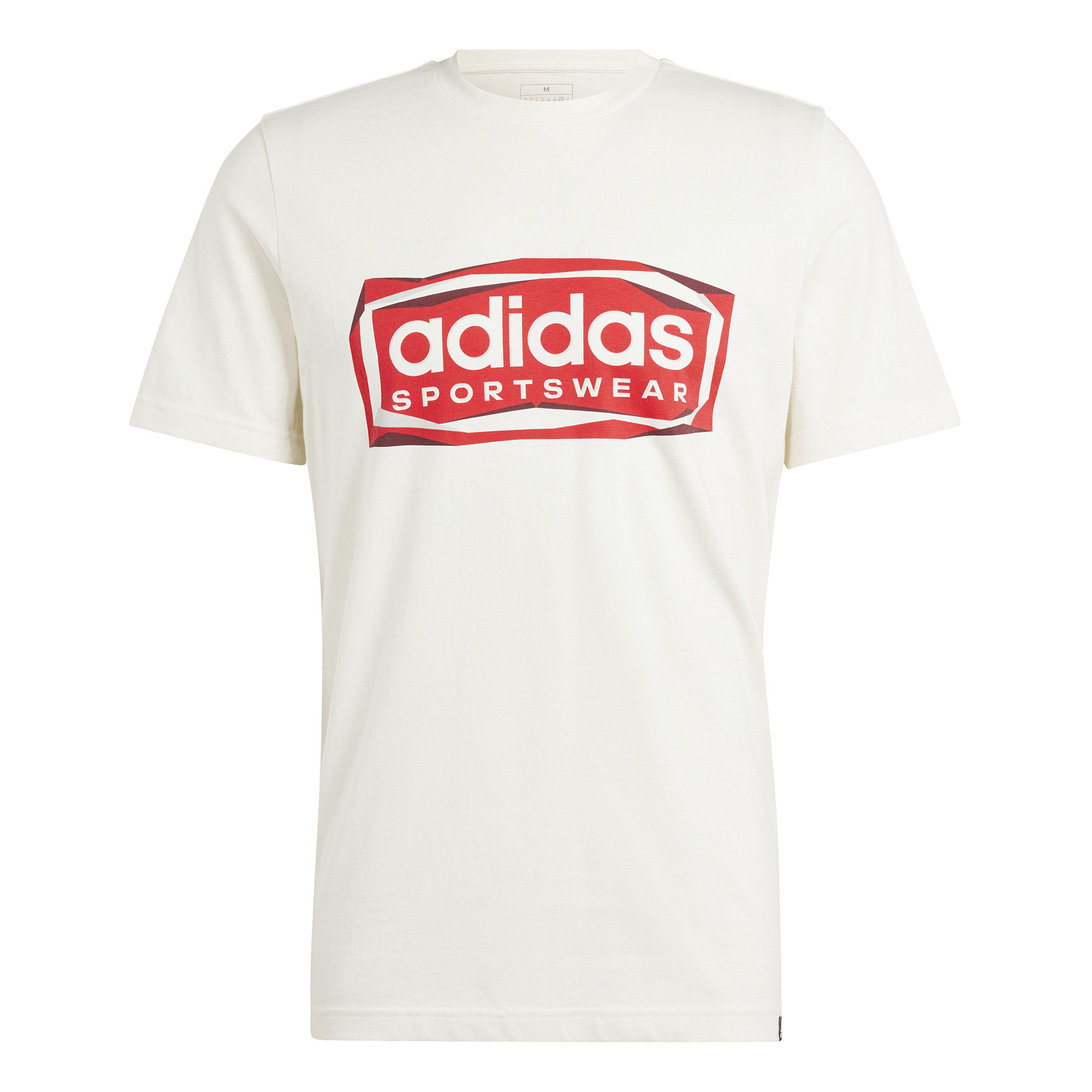 FLD SPW Logo T-Shirt Herren - Creme, Rot