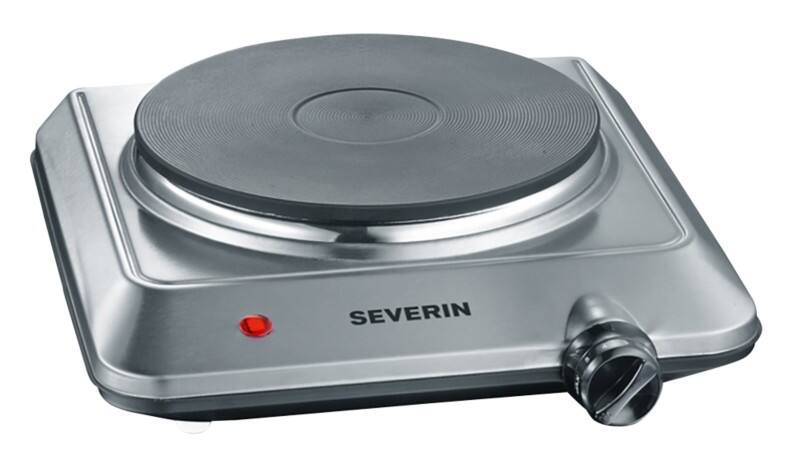 SEVERIN KP 1092 Kochplatte Edelstahl gebürstet 1500 W