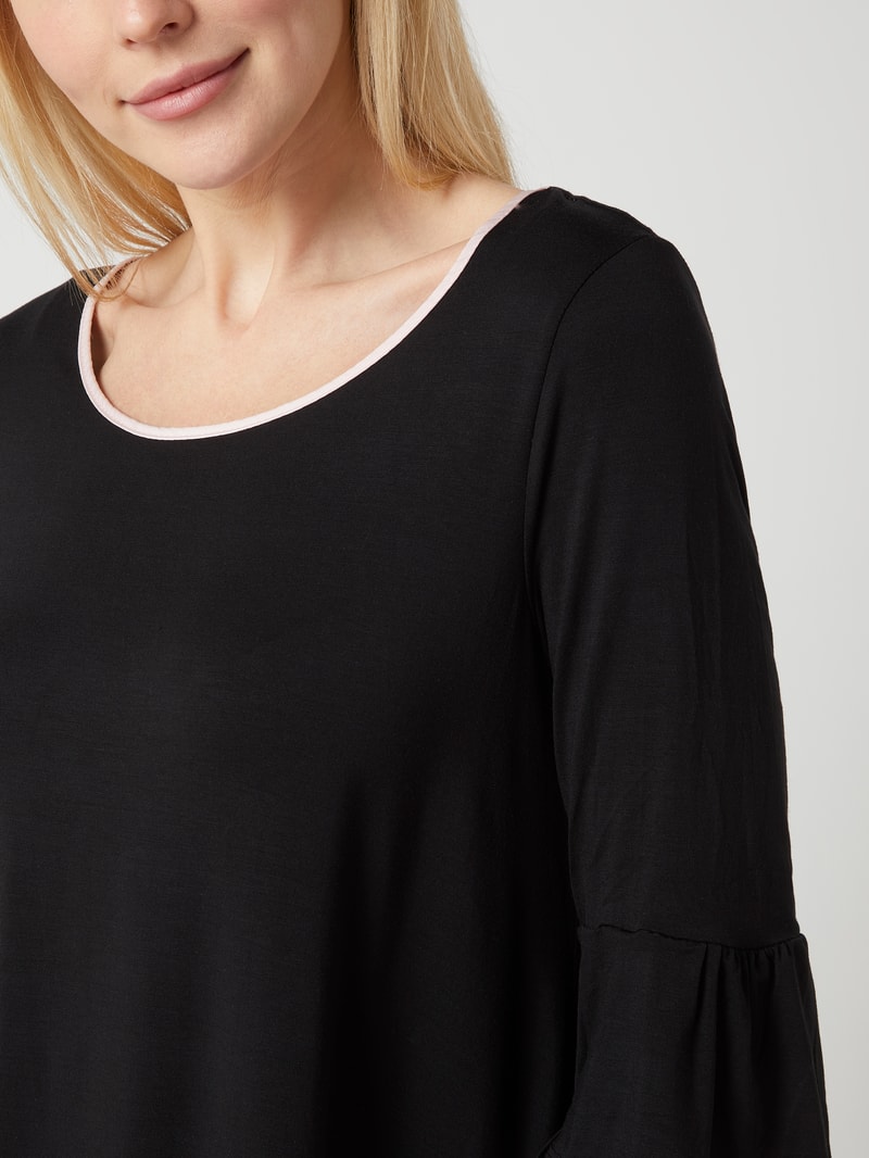 Pyjama mit Stretch-Anteil in schwarz